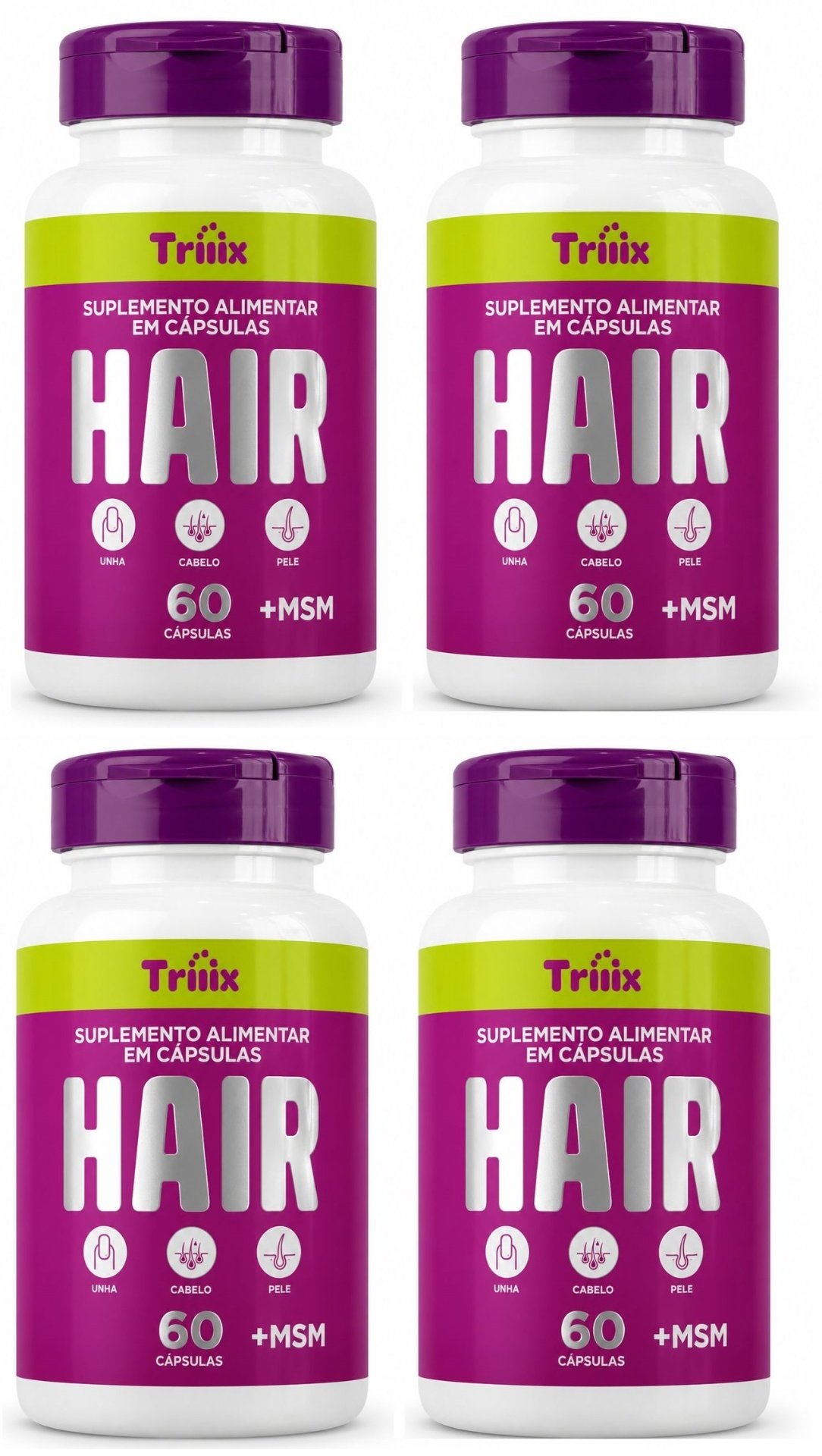Triiix Hair kit 4 potes
